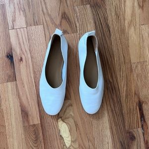 The Italian Leather Day Glove - White